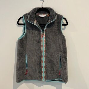 Orvis Gray Fleece Zip-Up Vest